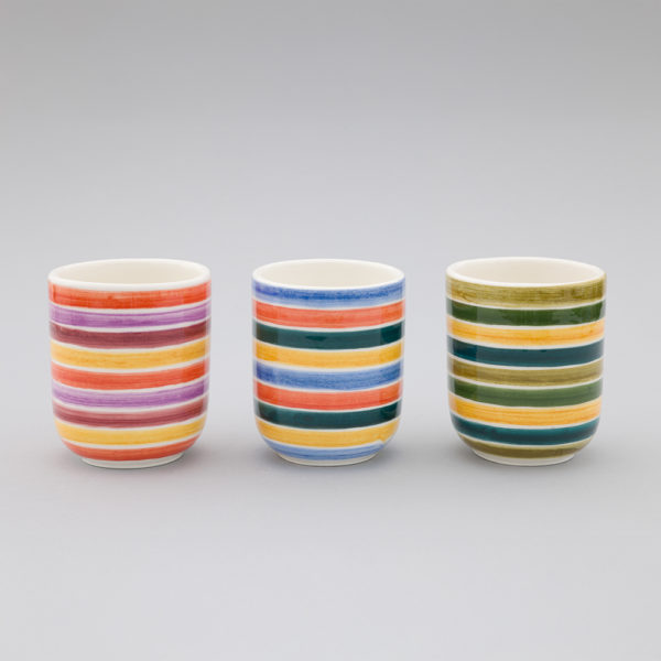 Bicchiere Ceramica Arcobaleno