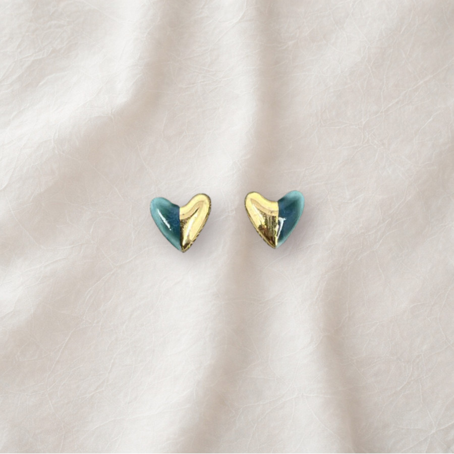 CUORI a METÁ VERDE SMERALDO - Collezione Joya