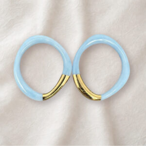 CERCHI GRANDI AZZURRO- Collezione Joya