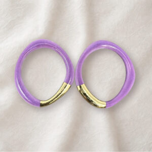 CERCHI GRANDI LILLA- Collezione Joya