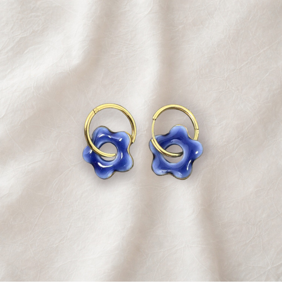 PENDENTI FIORE bluette- Collezione Joya