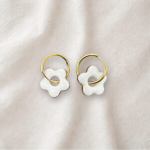 PENDENTI FIORE bianco- Collezione Joya